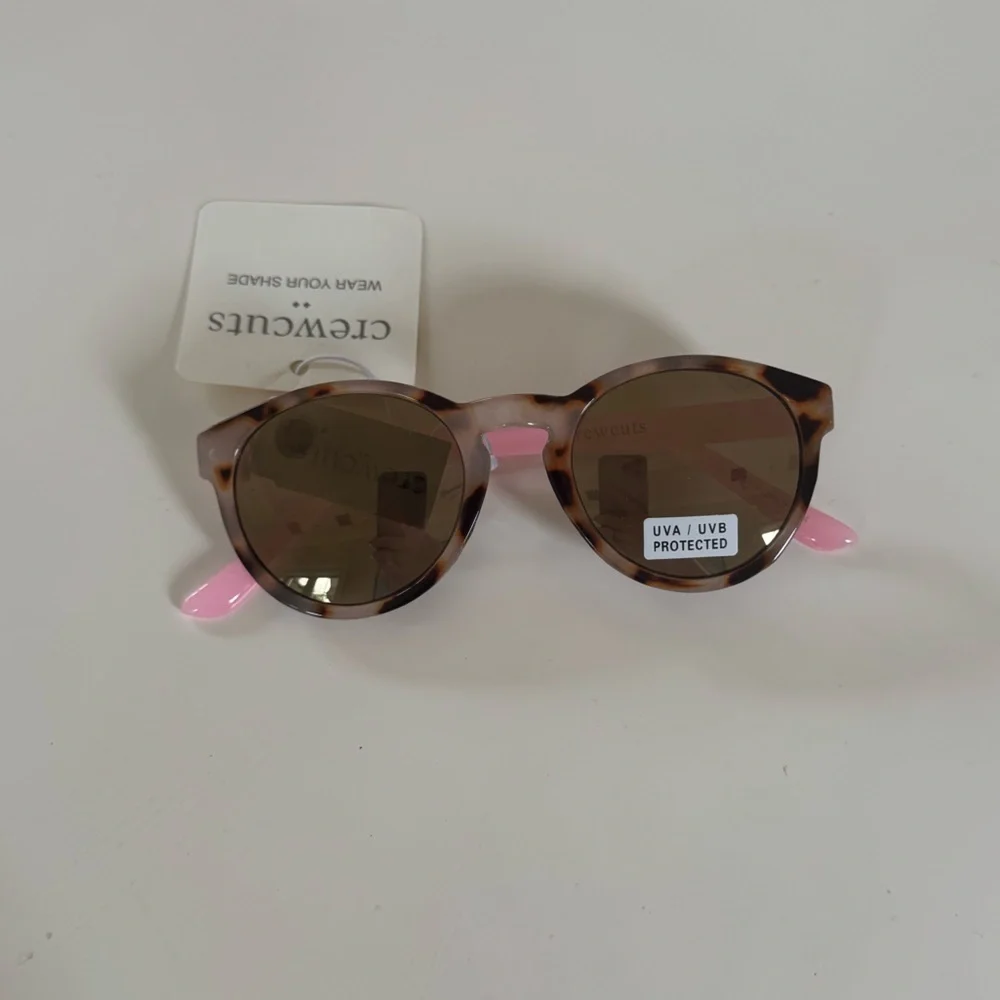 Crewcuts Girls Rounded Frame Tortoise Sunglasses NWT